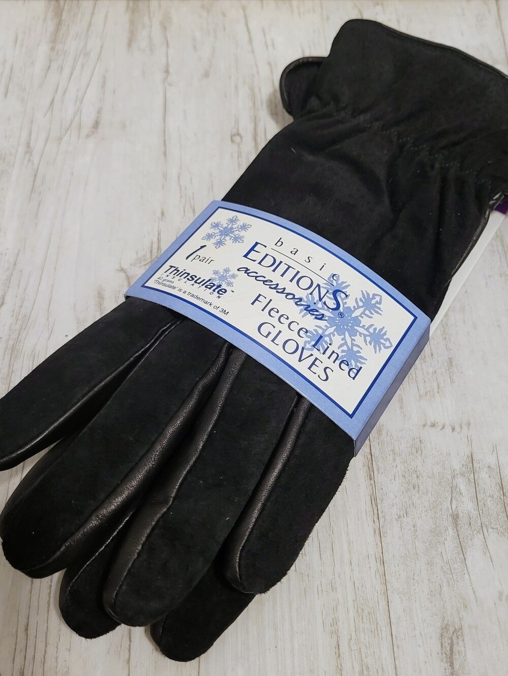Thinsulate Insulation 40 Gram Gloves Women XL Black Soft Genuine Leather Lined